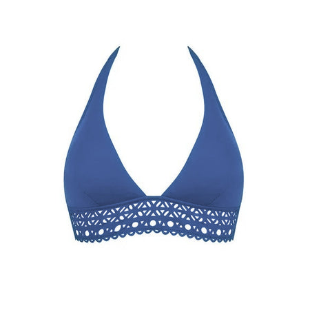 Lise Charmel swim Ajourage couture podprsenka triangl bezkostice vyztužená modrá