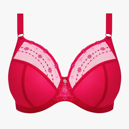 Elomi Matilda podprsenka s kosticí výšivka pink růžová