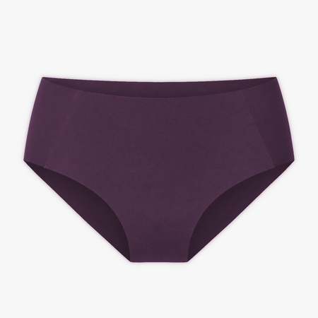 LingaDore daily Grape kalhotky šortky hladké bezešvé fialové